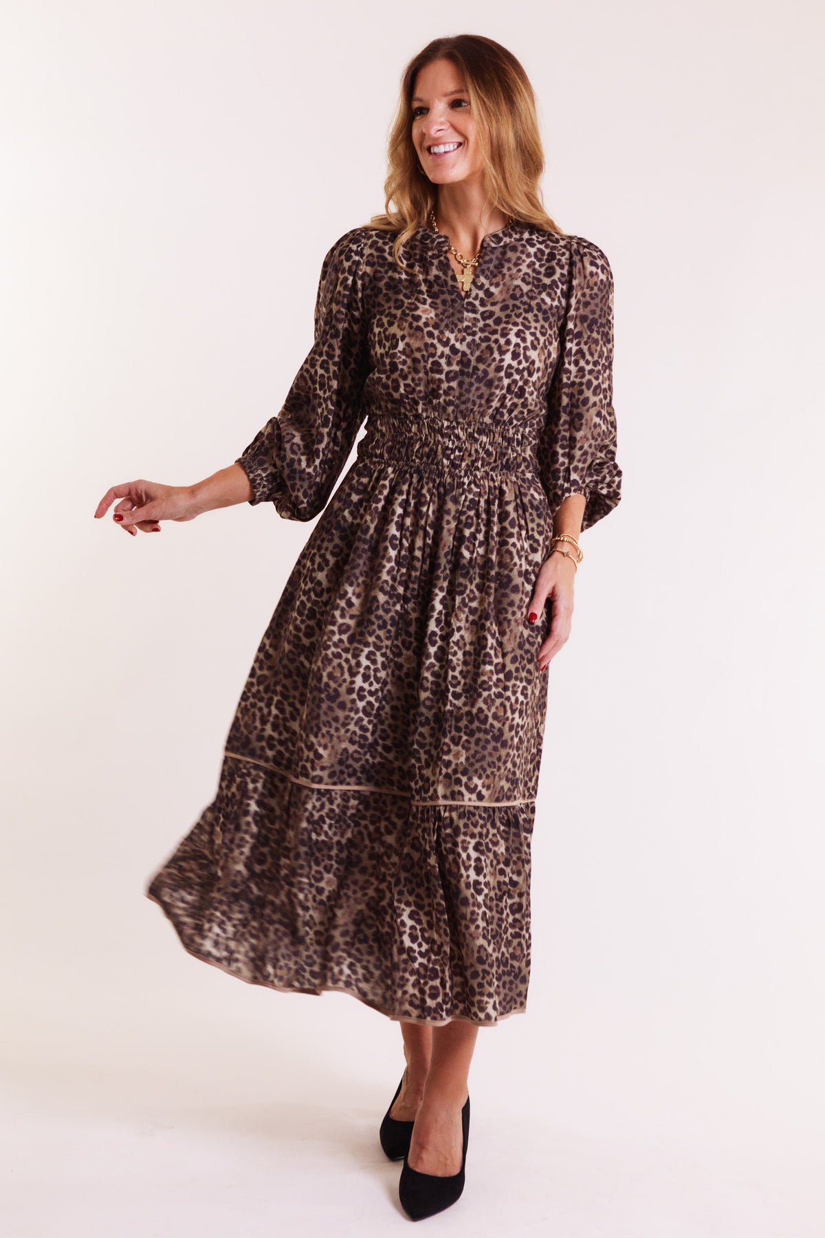 Wildflower Leopard Dress