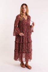The Elara Floral Midi
