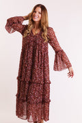 The Elara Floral Midi