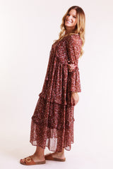 The Elara Floral Midi