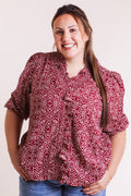 The Bridget Printed Blouse