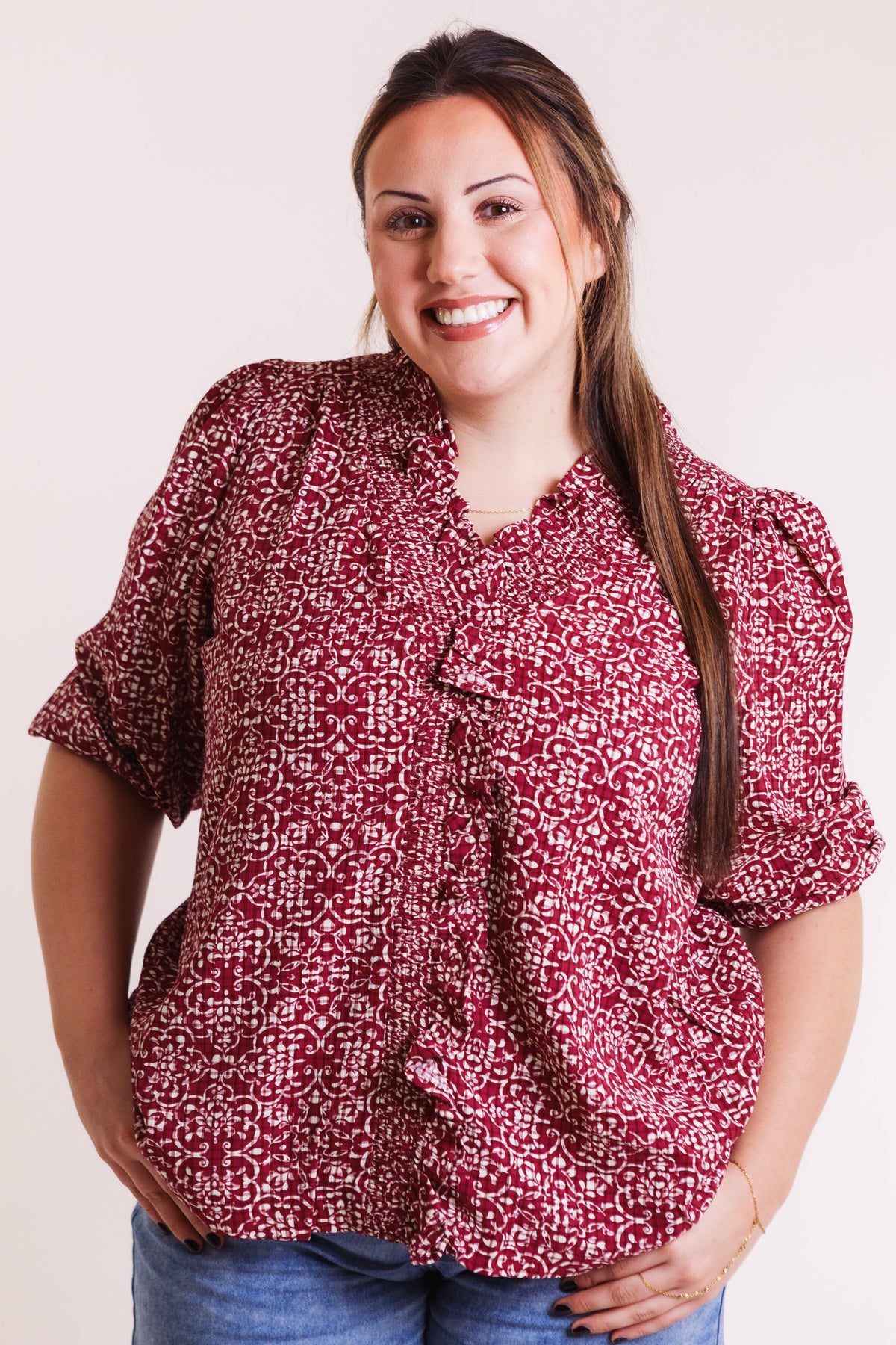 The Bridget Printed Blouse