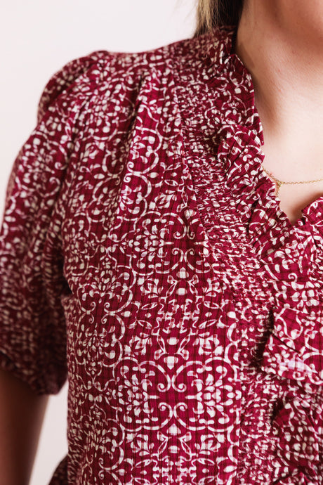 The Bridget Printed Blouse