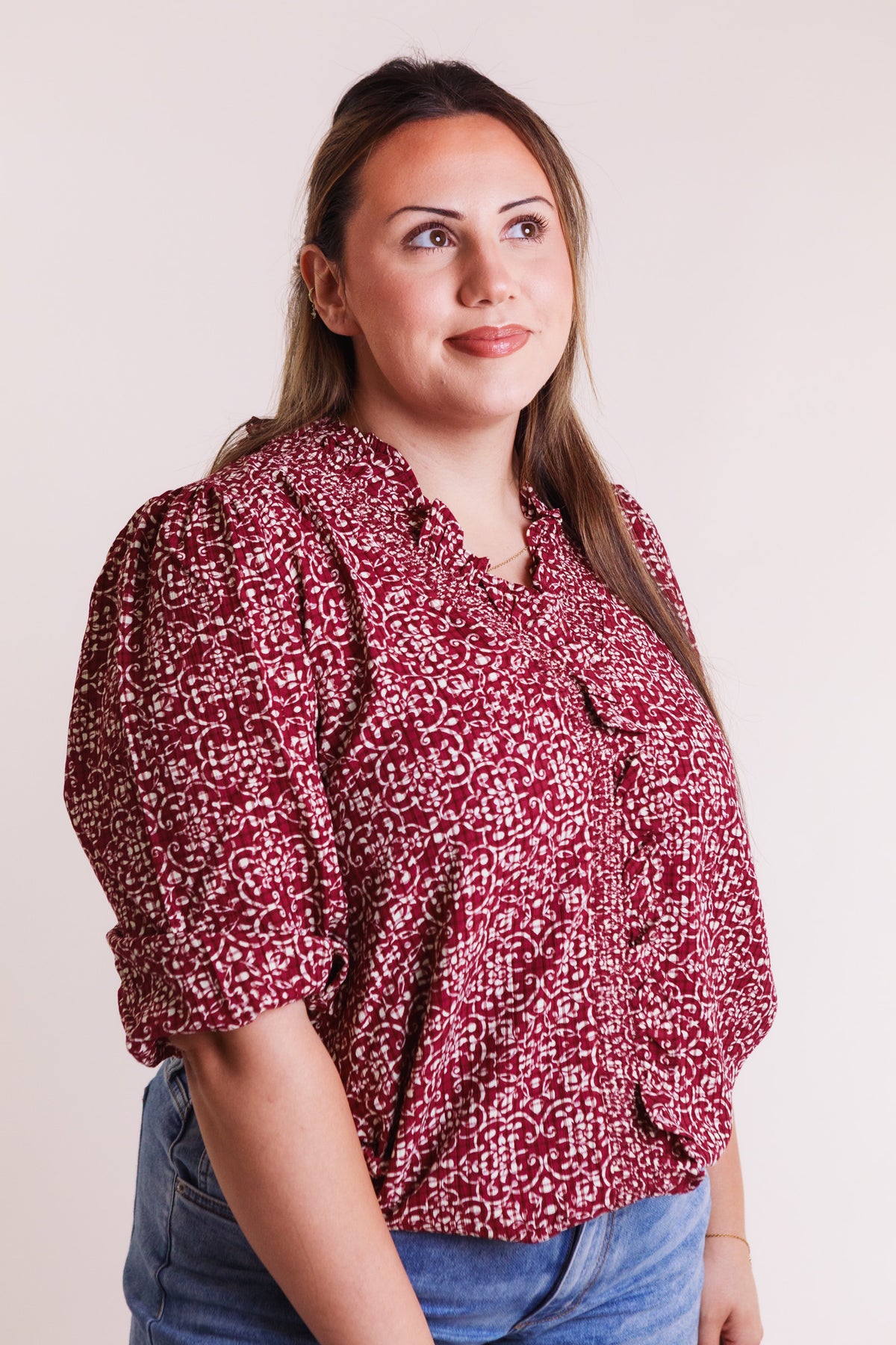 The Bridget Printed Blouse