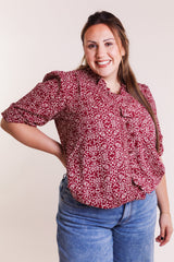 The Bridget Printed Blouse