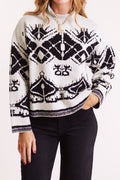 The Noel Mock Neck Knit