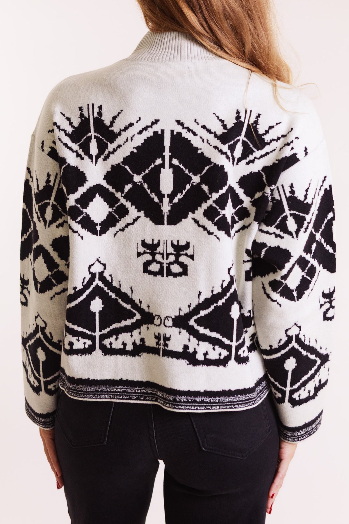 The Noel Mock Neck Knit