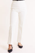 Knit Denim Kick Flare