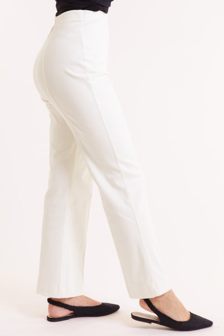 Knit Denim Kick Flare