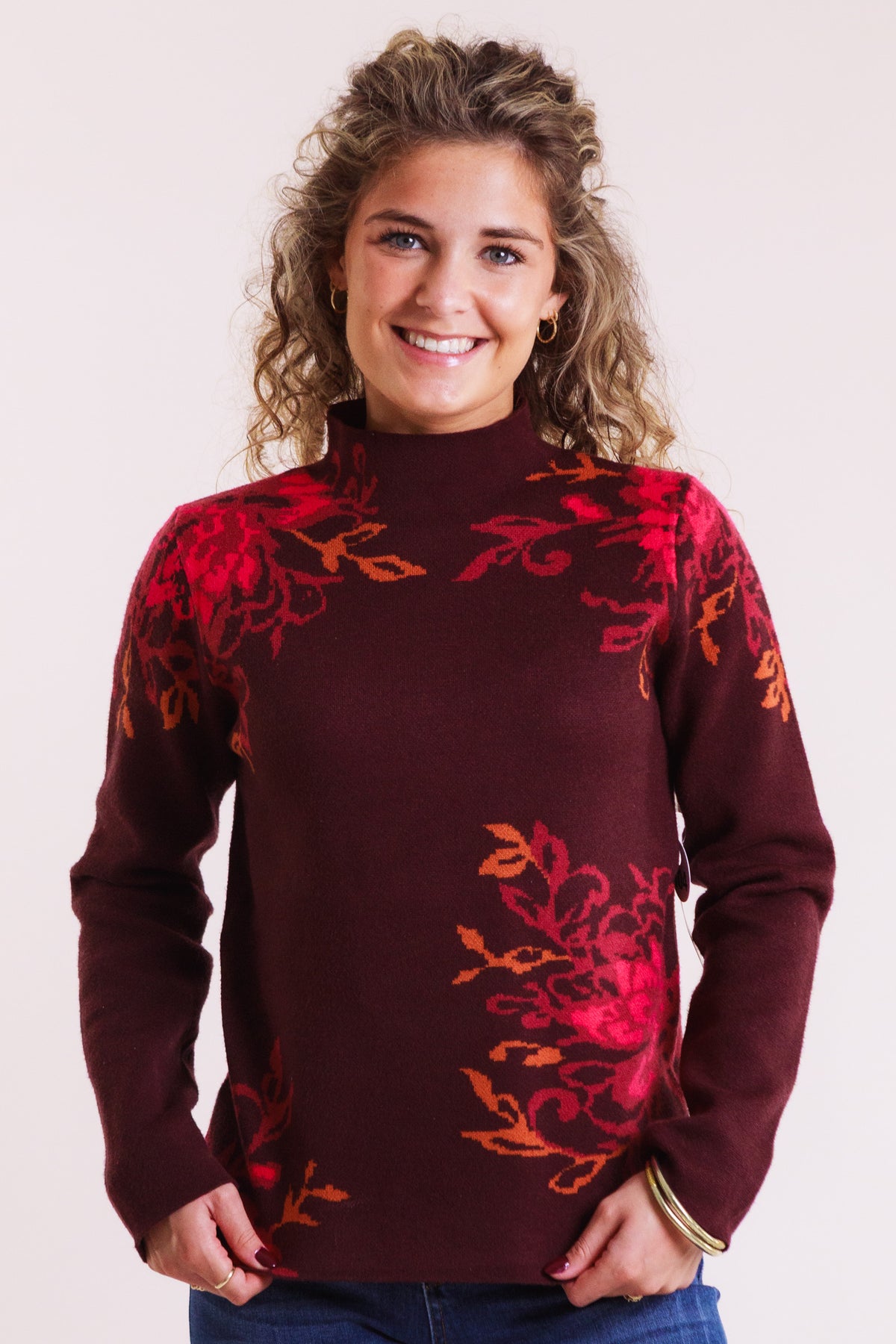 The Amara Floral Knit