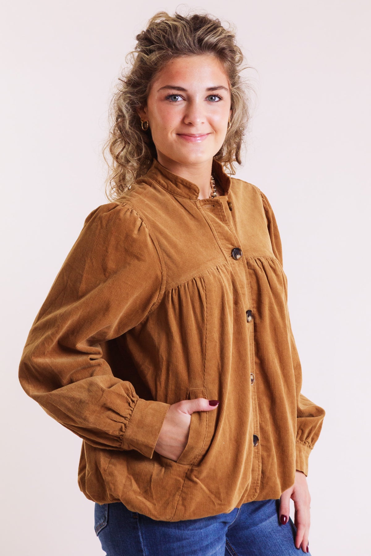 The Renée Button Down Blouse