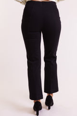 Knit Denim Kick Flare