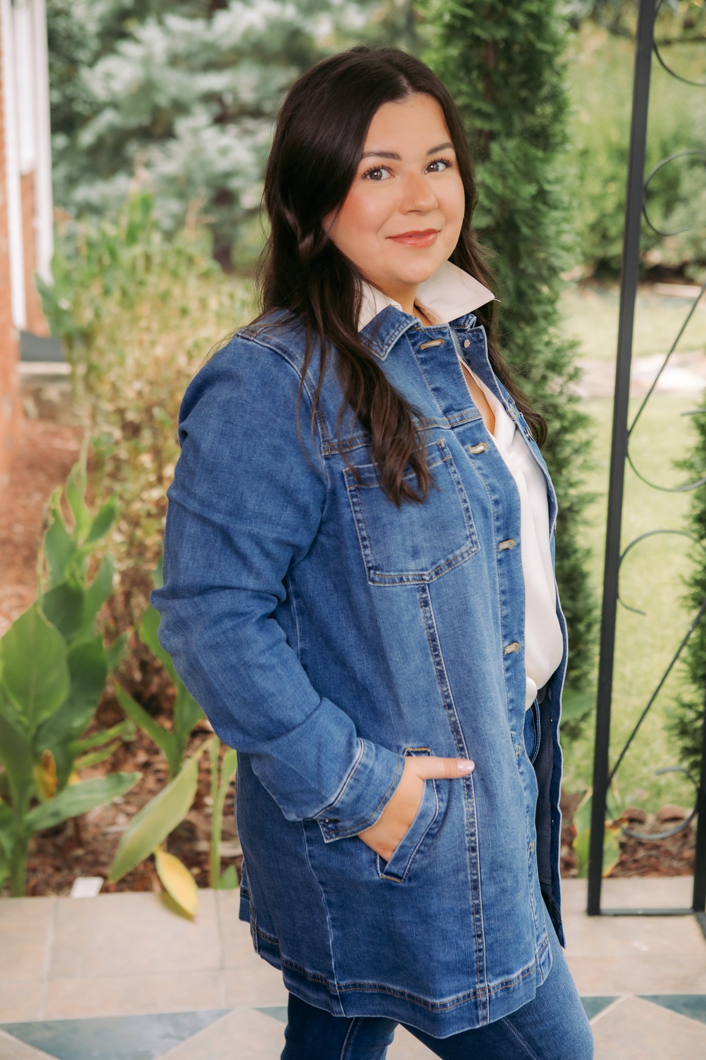 Habitat | Stretch Denim Boyfriend Jacket