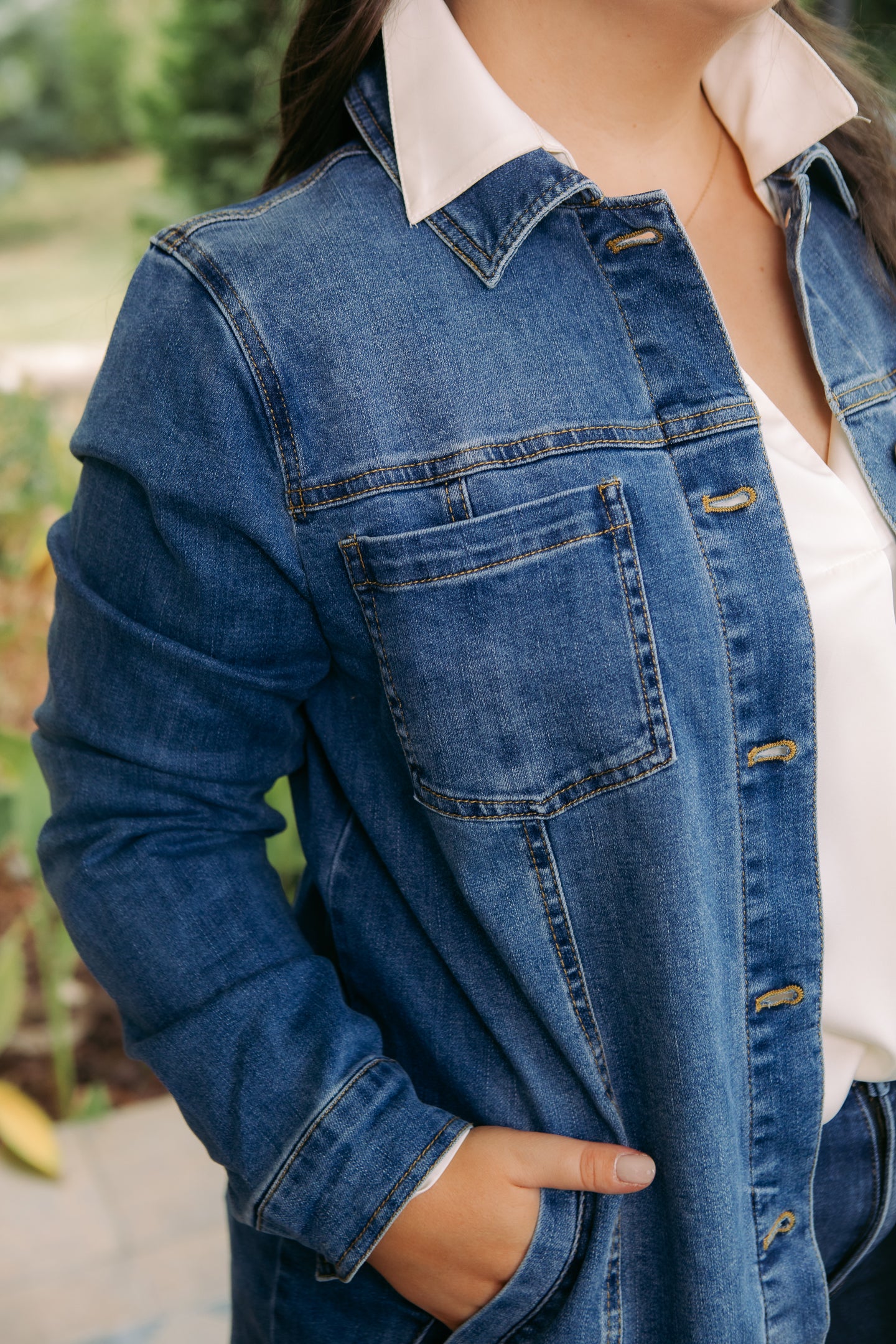 Habitat | Stretch Denim Boyfriend Jacket