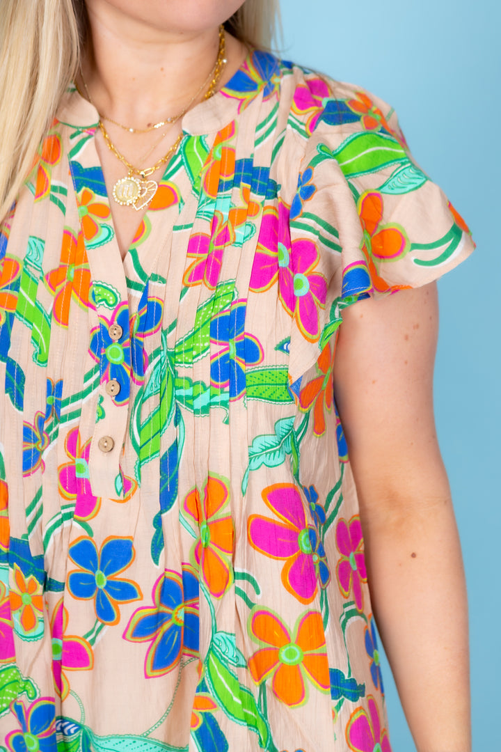 The Peach Blossom Dress