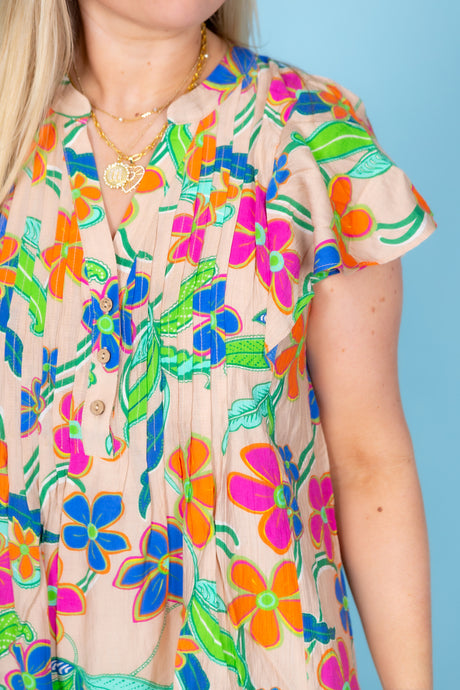 The Peach Blossom Dress