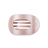 Teleties | Pearly Pink Medium Flat Round Hair Clip