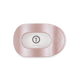Teleties | Pearly Pink Medium Flat Round Hair Clip