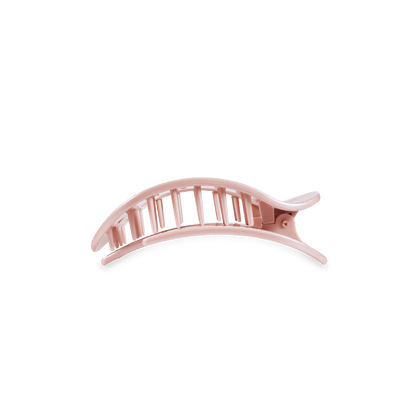 Teleties | Pearly Pink Small Flat Round Hair Clip