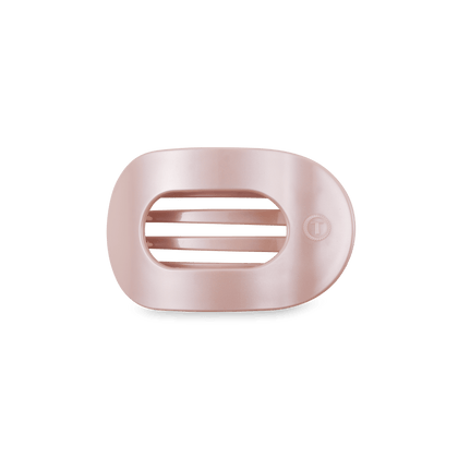 Teleties | Pearly Pink Small Flat Round Hair Clip