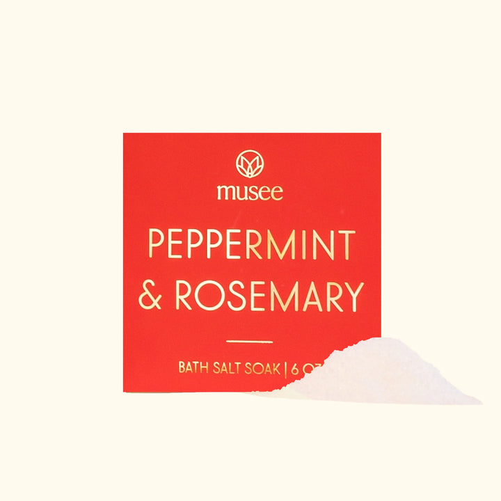 Musee Bath | Peppermint & Rosemary Mini Salt Soak