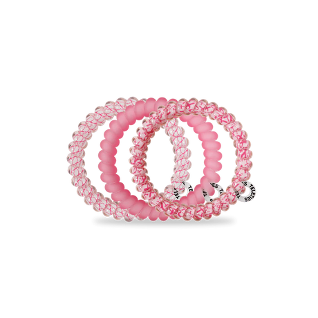 Teleties | Pink and Powerful - Small Spiral Hair Ties