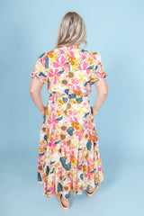 Pretty in Pink Midi Dress