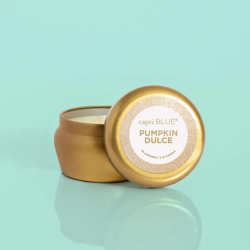 Capri Blue | Pumpkin Dulce Glam Mini Tin, 3 oz