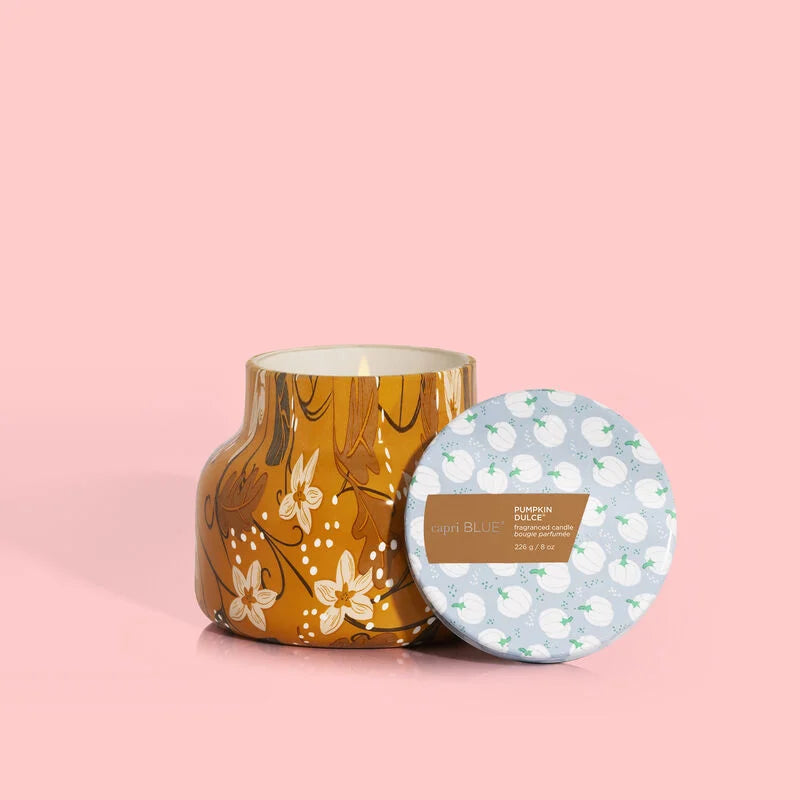 Capri Blue | Pumpkin Dulce Holiday Pattern Play Petite Jar, 8 oz