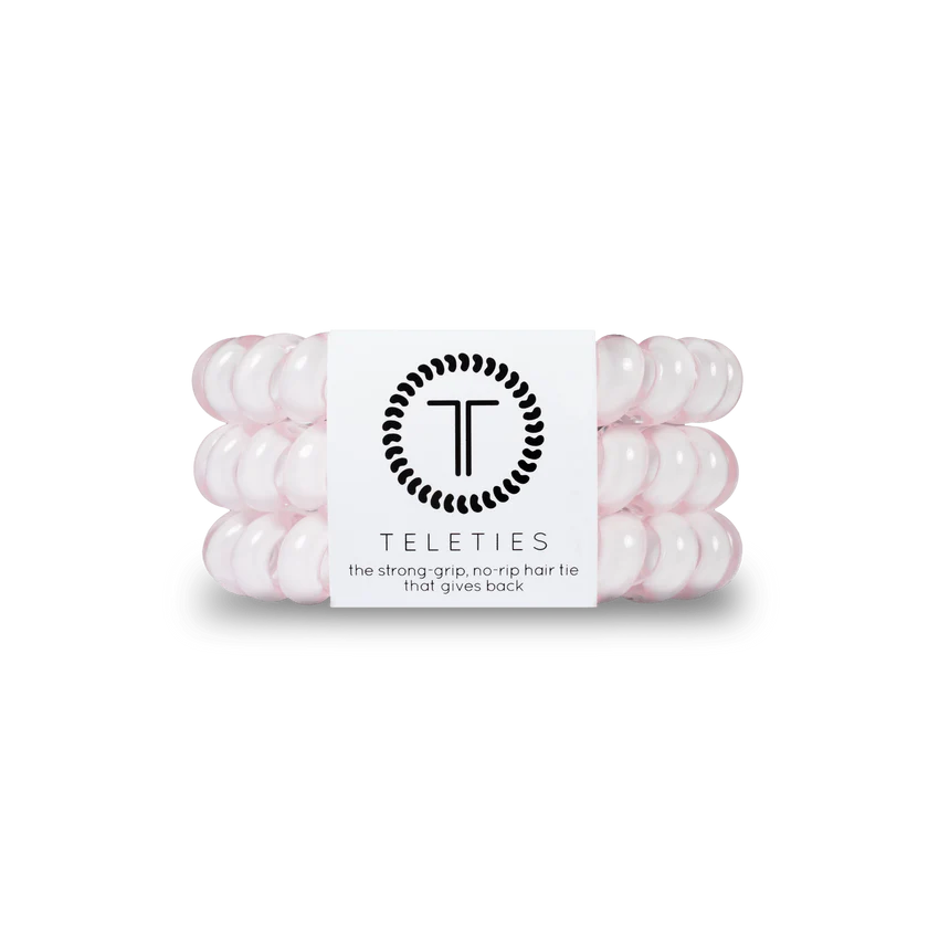 Teleties | Rose Water Pink Large Hair Ties