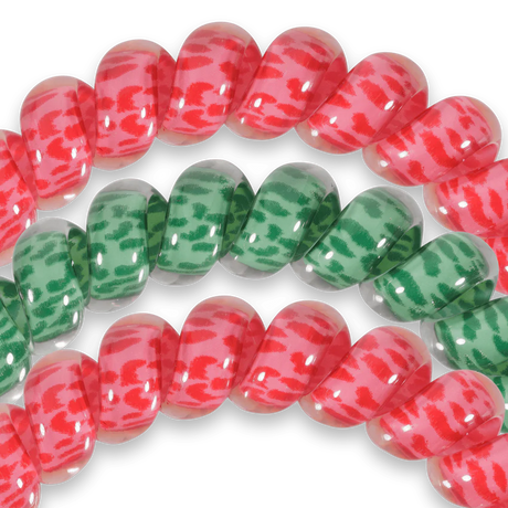 Teleties | Santa Paws - Small Spiral Hair Ties
