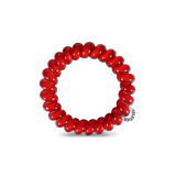 Teleties | Scarlet Red - Large Spiral Hair Ties