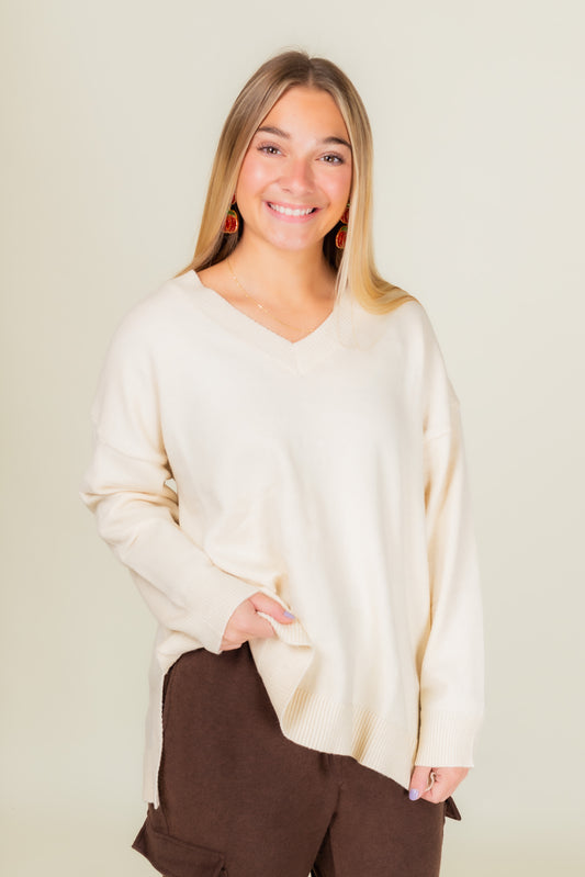 The Scarlett V-Neck Sweater