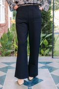 Habitat | Luxe Ponte Crop Wide Leg Pant