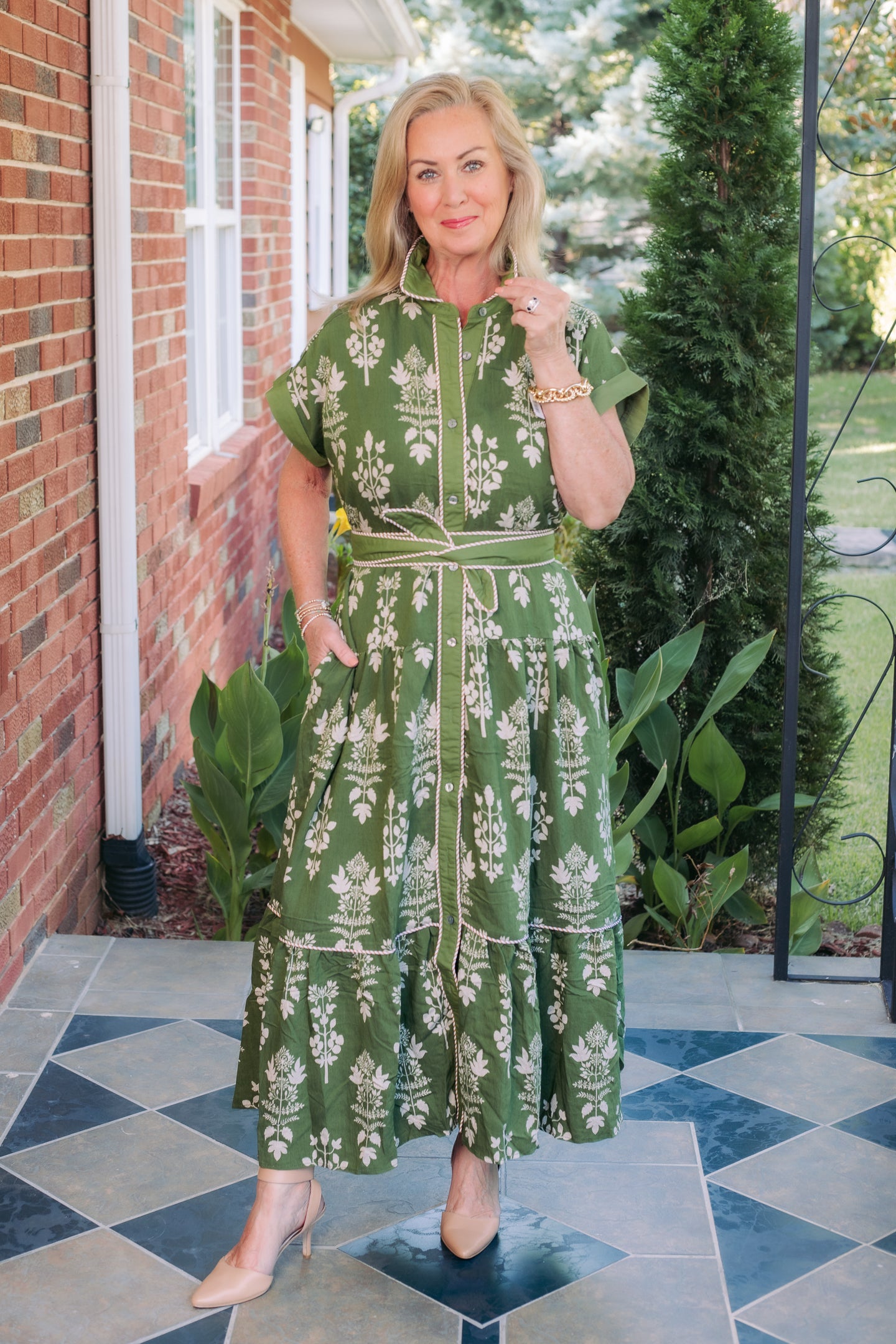 The Botanical Midi Dress