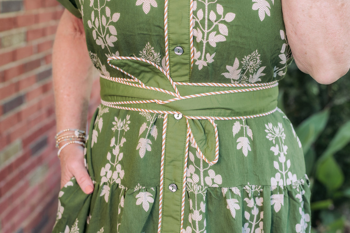 The Botanical Midi Dress