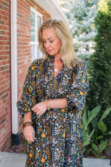The Hazel Floral Midi Dress