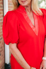 Emily McCarthy | Hampton Mini in High Risk Red