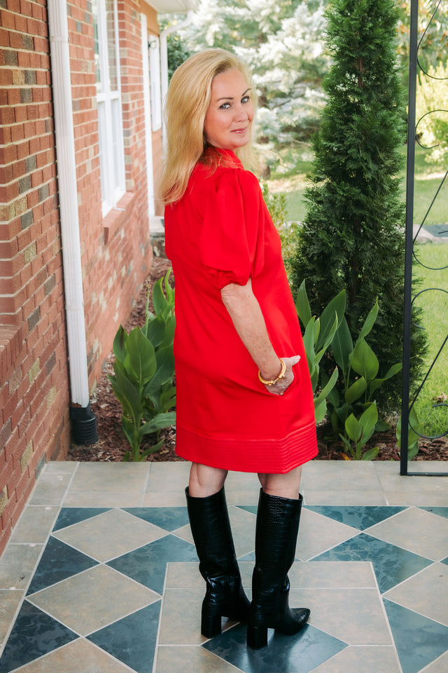 Emily McCarthy | Hampton Mini in High Risk Red