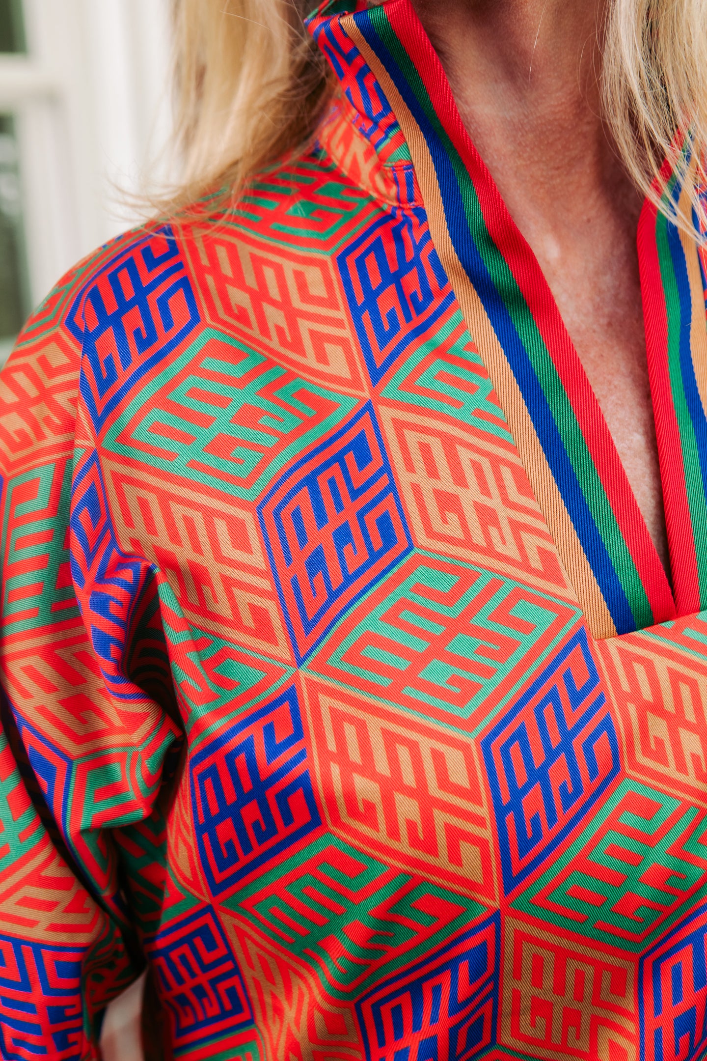 Emily McCarthy | Poppy Caftan in Vintage Monogram