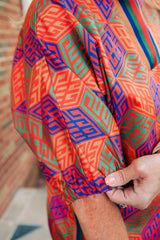 Emily McCarthy | Poppy Caftan in Vintage Monogram