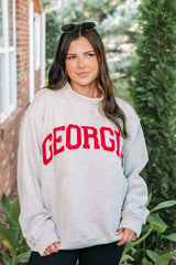 Cozy Reversible Georgia Mock-Neck Fleece