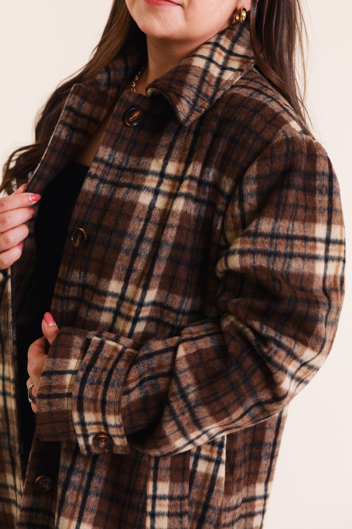 The Autumn Grace Plaid Coat