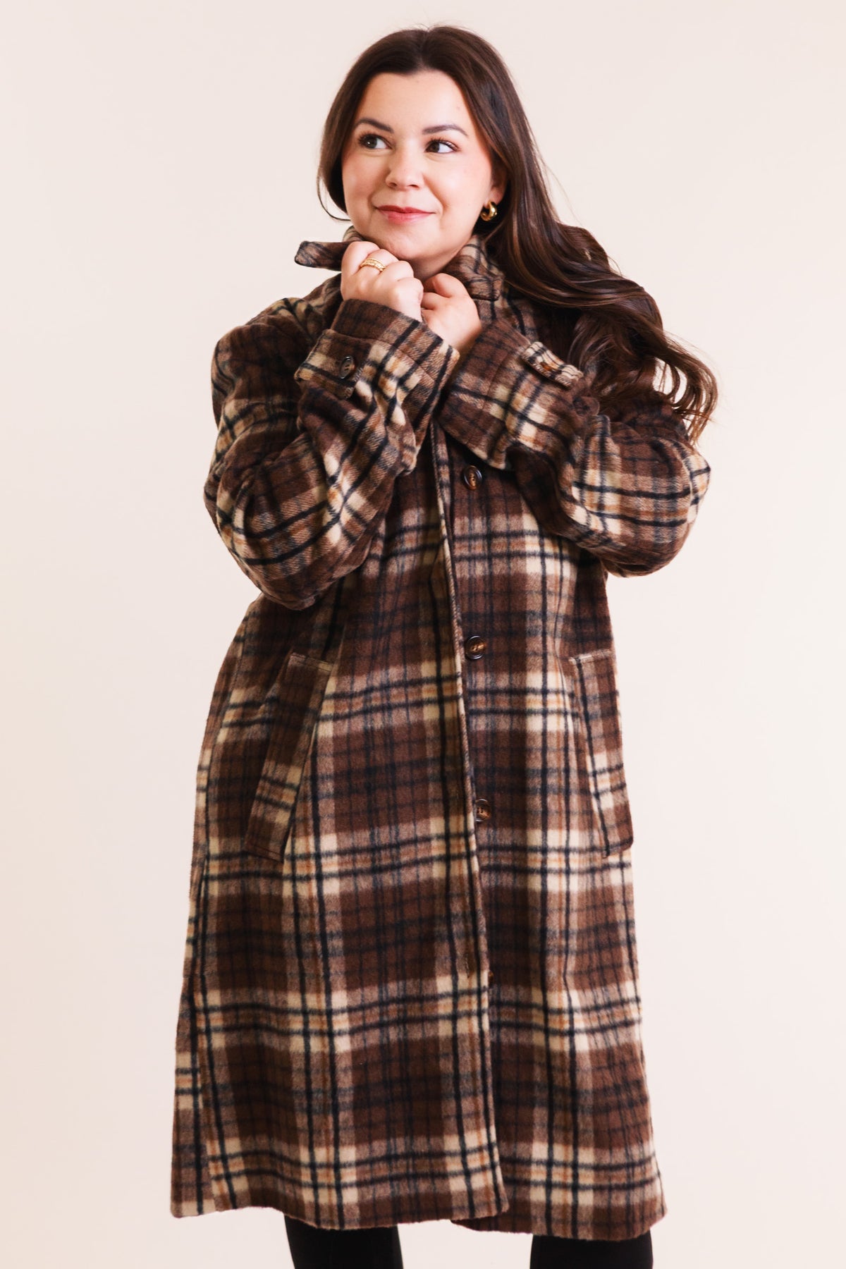 The Autumn Grace Plaid Coat