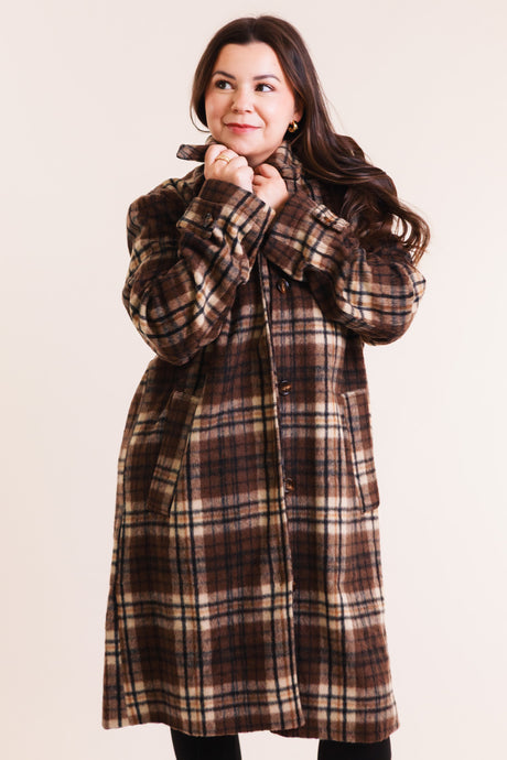 The Autumn Grace Plaid Coat