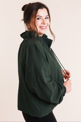 Selena Evergreen Zip-Up Jacket