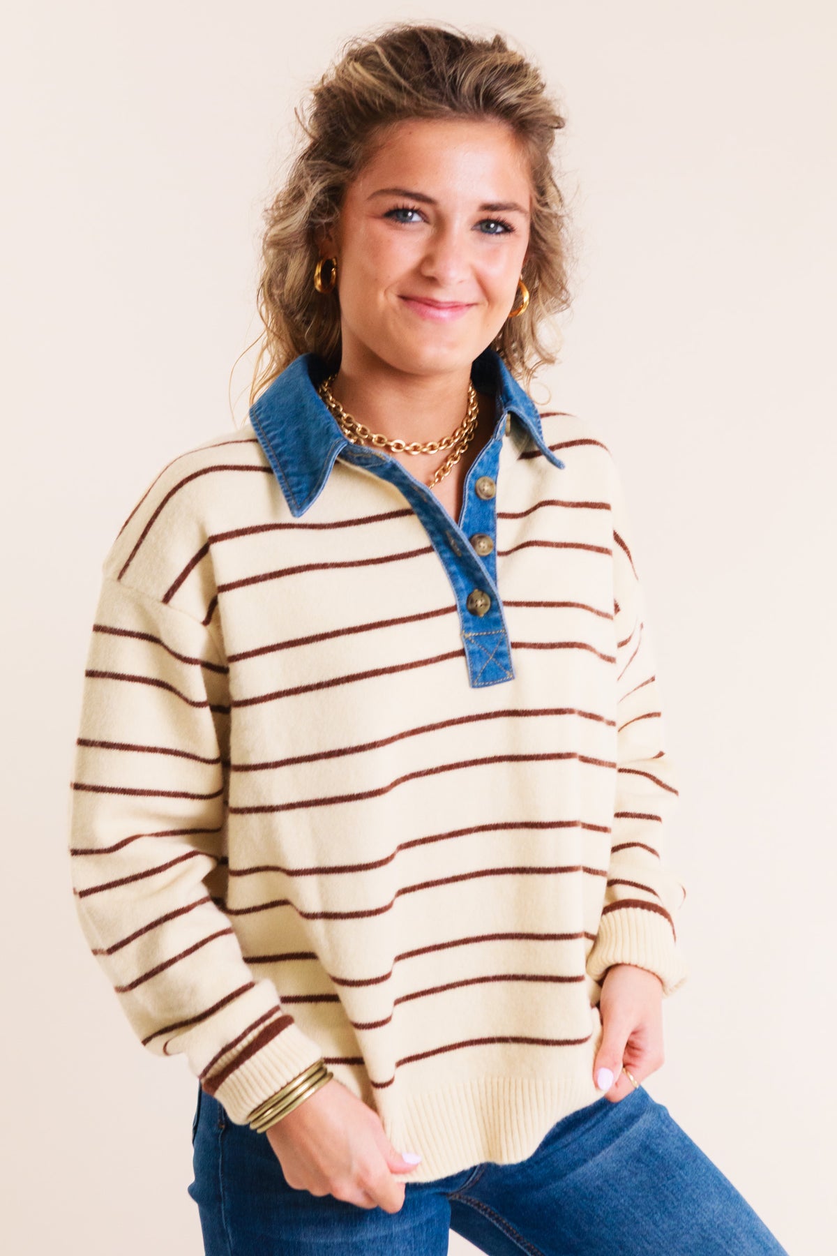 The Arden Striped Sweater