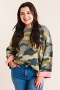 The Saylor Camo Sweater