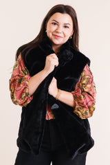 The Natalia Faux Fur Luxe Vest
