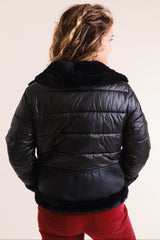 McKenzie Faux Fur Quilted Jacket